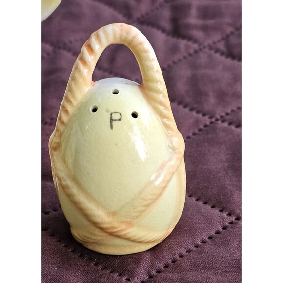 Vtg Anthropomorphic 3 Piece Duck w Eggs Salt and Pepper Shakers Japan - Picture 6 of 9